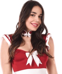 Milan Cheek - Red & White Maid